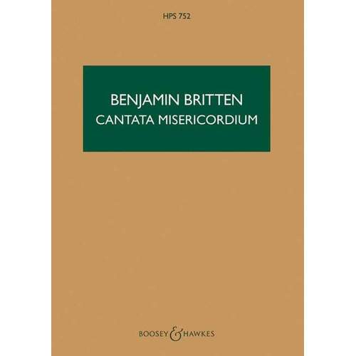 Cantata Misericordium Op 69 Study Score Book