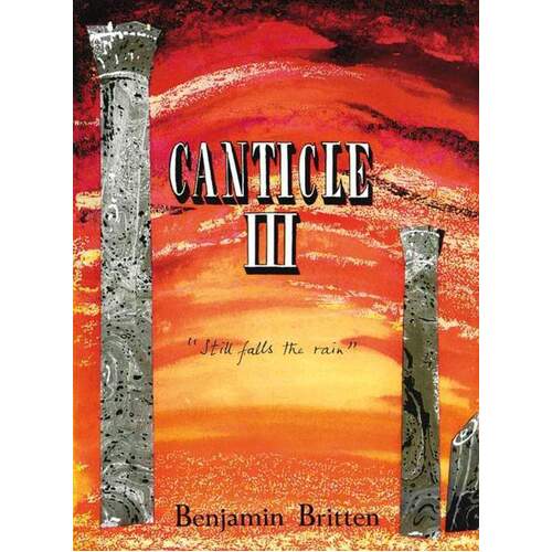 Britten - Canticle Iii Op 55 Tenor/Horn/Piano (Softcover Book)