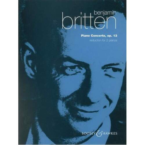 Britten - Piano Concerto Op 13 2Piano/4Hds (Softcover Book)