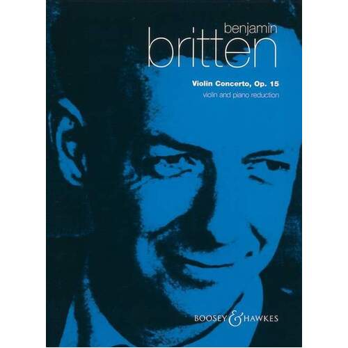 Britten - Violin Concerto Op 15 Violin/Piano (Softcover Book)
