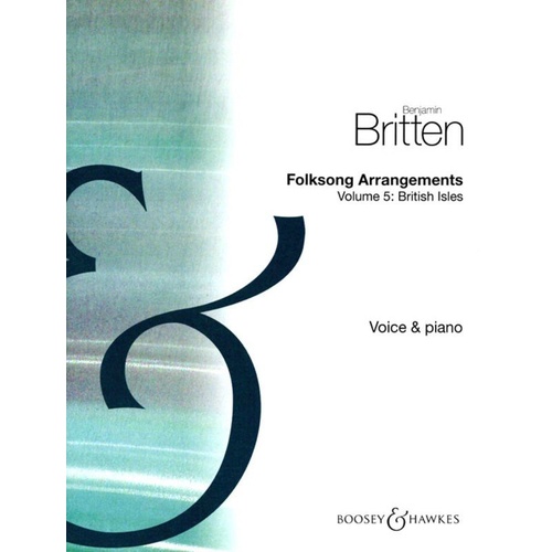 Folksongs Vol. 5 British Isles Medium Voice by Benjamin Britten