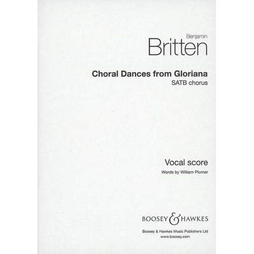 Choral Dances From Gloriana SATB A Cappella (Octavo) Book