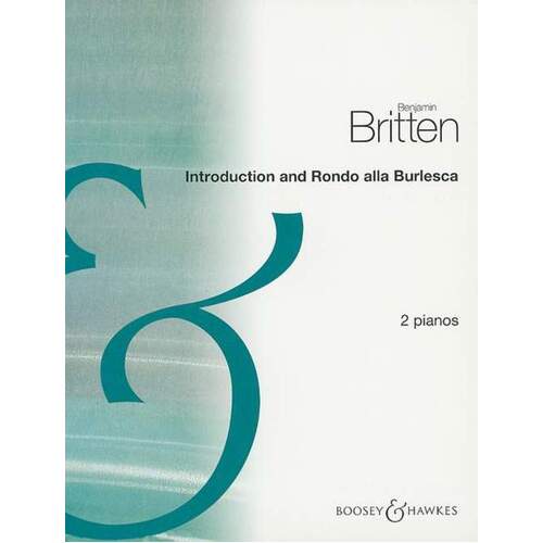 Intro And Rondo Alla Burlesca Op 23 2Piano/4Hds (Softcover Book)