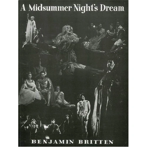 Britten A Midsummer Night's Dream Op. 64 Vocal Score with German Translation