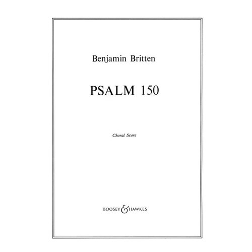 Britten - Psalm 150 Op 67 SA Choral Score (Octavo) Book