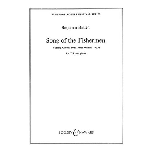 Britten - Song Of The Fisherman SATB (Octavo) Book