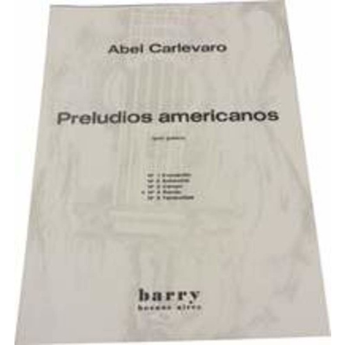 Preludios Americanos No 4 Guitar Book