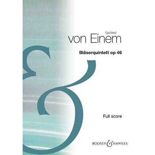 Wind Quintet Op 46 Study Score