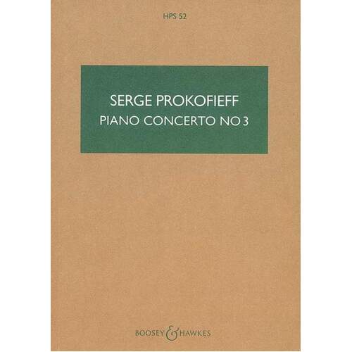 Prokofieff - Piano Concerto No 3 Study Score Book