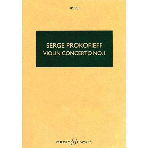 Prokofieff - Violin Concerto No 1 Op 19 Study Score Book