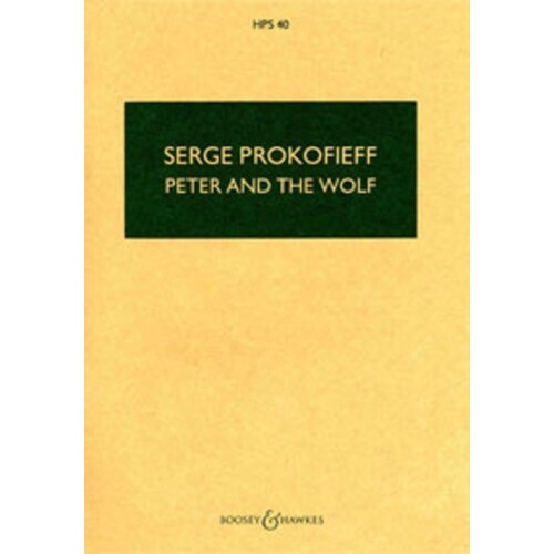 Prokofieff - Peter And The Wolf Op 67 Study Score Book