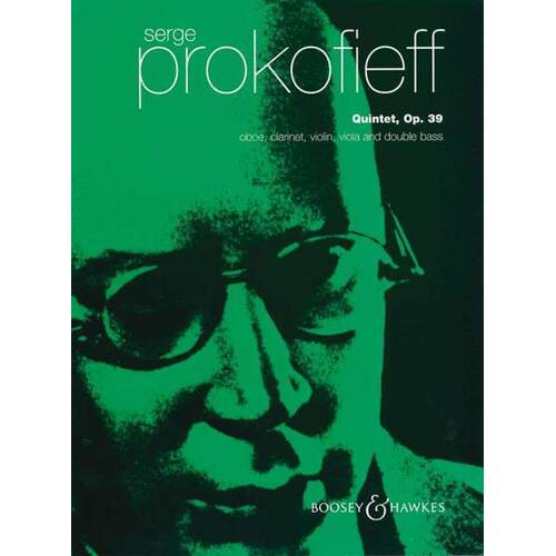 Prokofieff - Quintet G Minor Op 39 Set Of Parts (Set Of Parts) Book