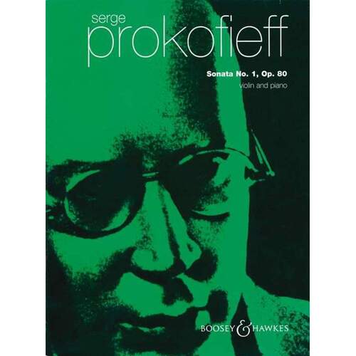 Prokofieff - Sonata No 1 Op 80 F Min Violin/Piano (Softcover Book)