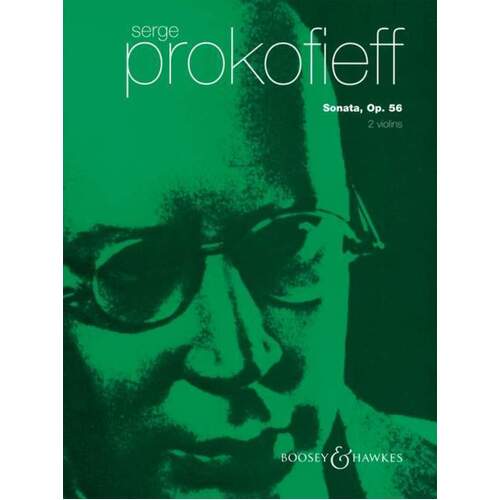 Prokofieff - Sonata For 2 Violins Op 56 (Softcover Book)