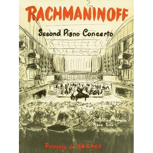 Rachmaninoff Piano Concerto No. 2 Op. 18 Simplified Version for Solo Piano