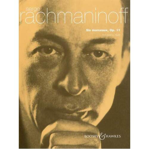 Rachmaninoff - 6 Morceaux Op 11 Piano Duet (Softcover Book)