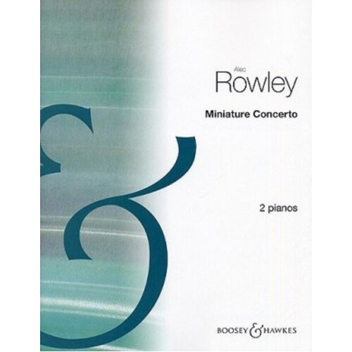 Rowley - Miniature Concerto 2 Pianos (Softcover Book)