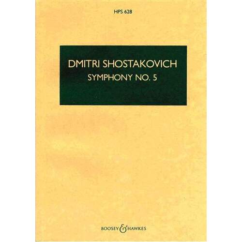 Shostakovich - Symphony No 5 Study Score Book
