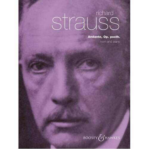 Strauss - Andante Op Posth Av 86A French Horn/Piano