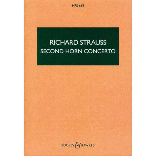 Richard Strauss - Horn Concerto No 2 Study Score Book