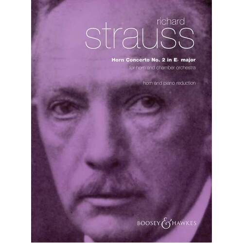 Strauss - Horn Concerto 2 In E Flat Horn/Piano (Softcover Book)