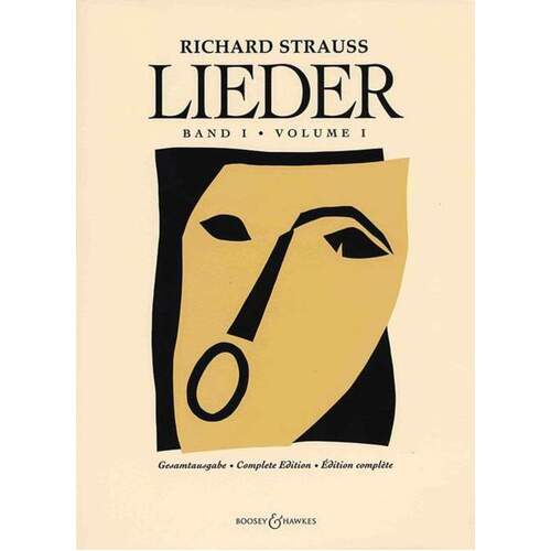 Richard Strauss - Lieder Vol 1 Voice/Piano German (Softcover Book)