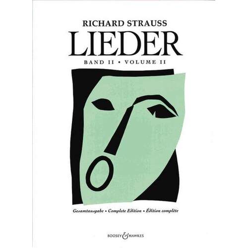 Richard Strauss - Lieder Vol 2 Voice/Piano German (Softcover Book)