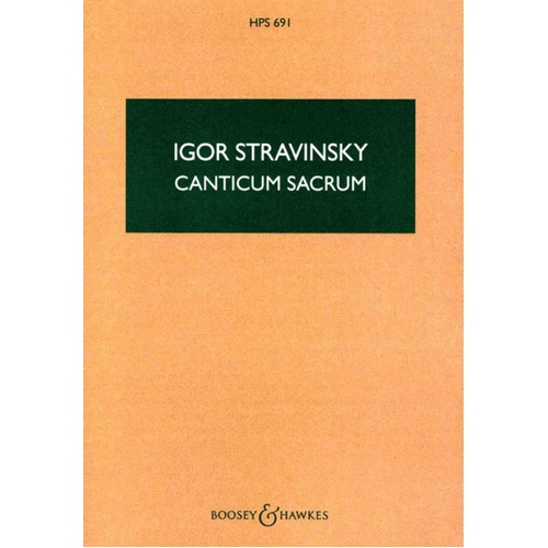 Canticum Sacrum St Sc