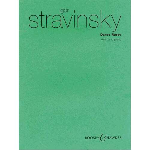 Stravinsky - Danse Russe From Petrouchka Violin/Piano (Softcover Book)