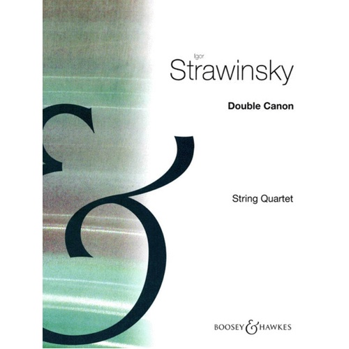 Stravinsky Dbl Canon