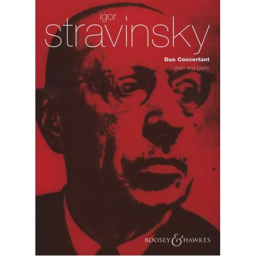 Stravinsky - Duo Concertant Violin/Piano (Softcover Book)