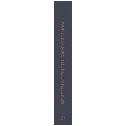 Stravinsky - The Rakes Progress Study Score (Hardcover Book) Book