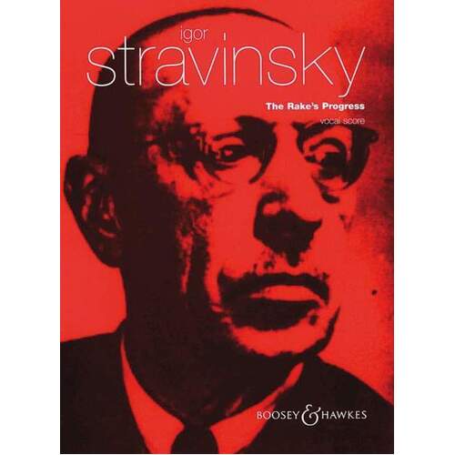 Stravinsky - The Rakes Progress Vocal Score (Softcover Book)
