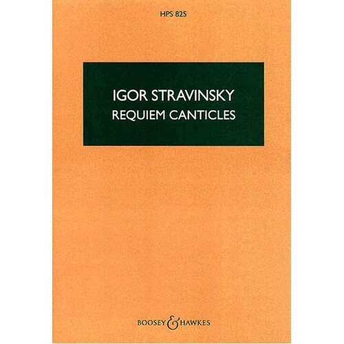 Requiem Canticl Stdysc