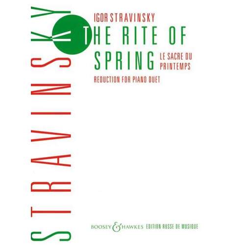 Stravinsky - Rite Of Spring For Piano Duet (Softcover Book)