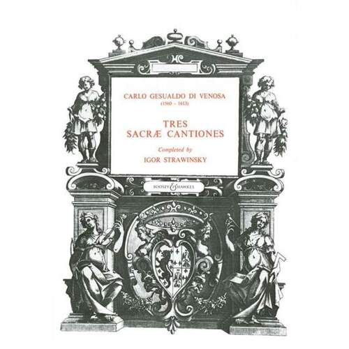Stravinsky - Tres Sacrae Cantione SATB A Cappella (Softcover Book)