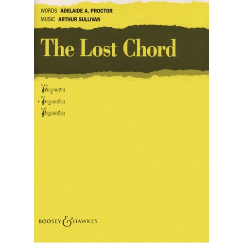 Lost Chord In F Vo/Piano Book