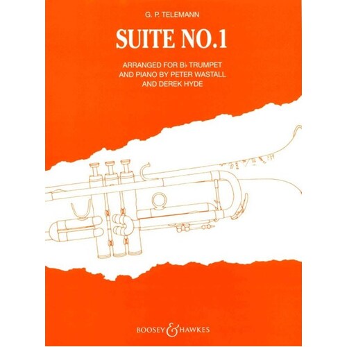 Telemann - Suite No 1 Trumpet/Piano (Softcover Book)
