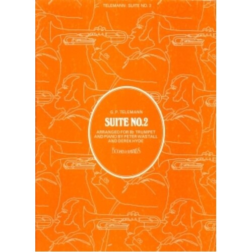 Telemann - Suite No 2 Trumpet/Piano (Softcover Book)