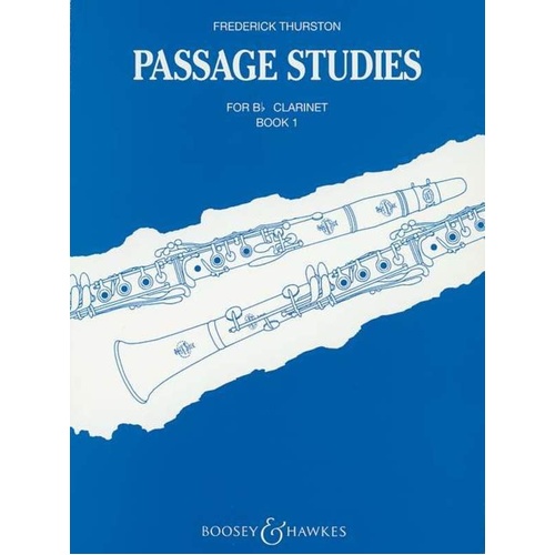 Passage Studies Vol 1 for Clarinet by Frederick Thurston, 24 Pages, Published by Boosey & Hawkes