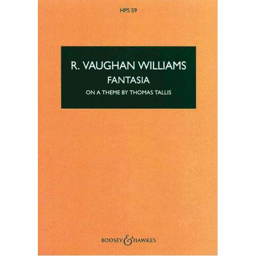 Fantasia On Theme Of Thomas Tallis Study Score Book