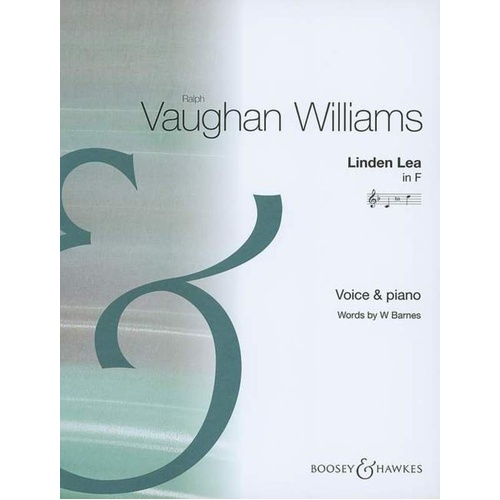 Linden Lea in F for Low Voice by Ralph Vaughan Williams