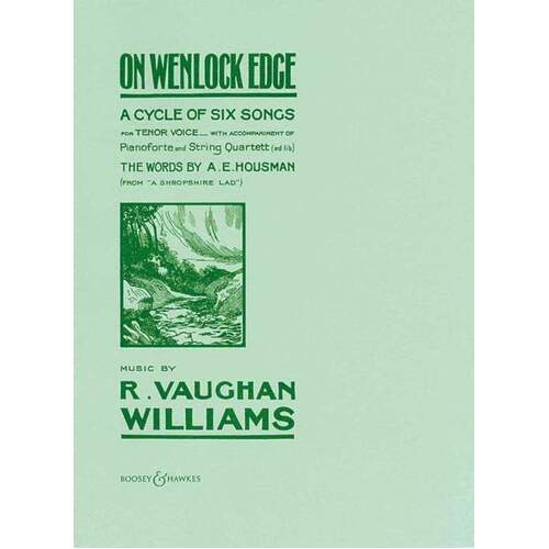 Vaughan Williams - On Wenlock Edge Tenor/Piano (Softcover Book)