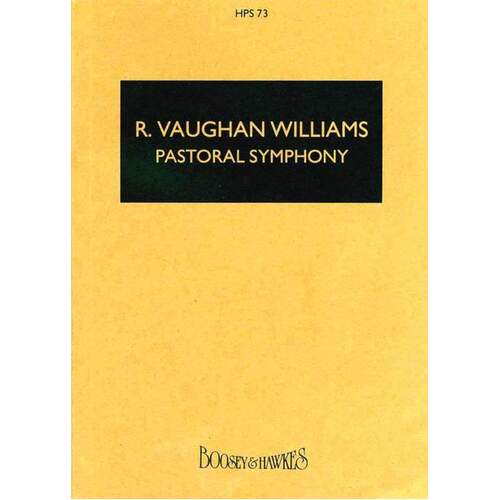 Vaughan Williams - Pastoral Symphony Study Score Book