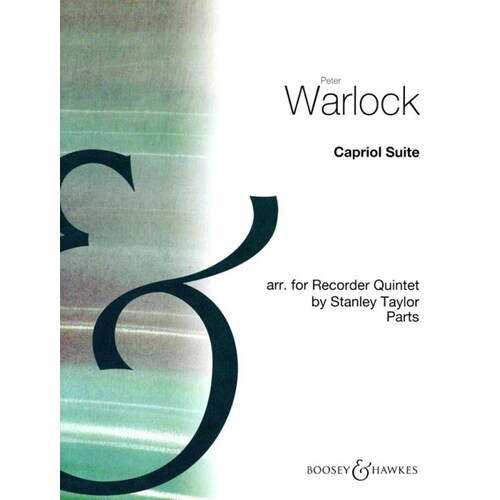 Capriol Suite Recorder Quintet Parts (Set Of Parts) Book