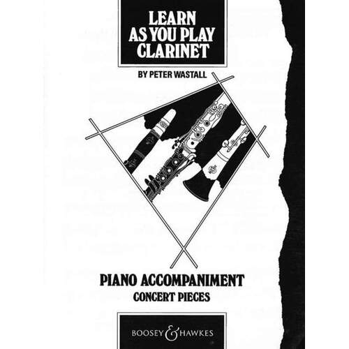 Learn As You Play Clarinet Piano Acc (Softcover Book)