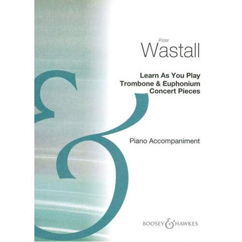 Learn As You Play Trombone Piano Accompaniment (Softcover Book)