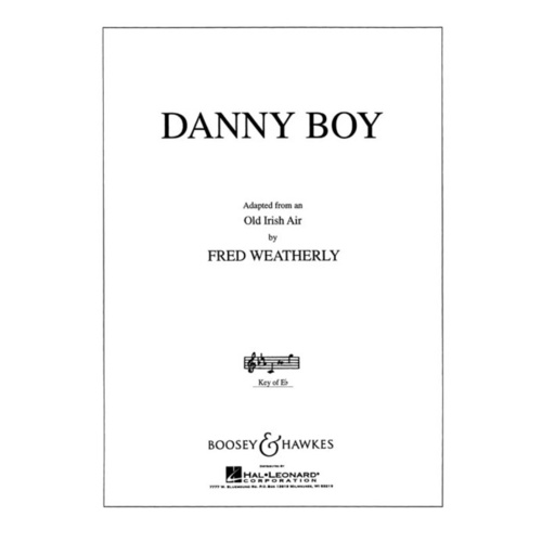 Danny Boy Med Hi Voice E Flat S/S Book