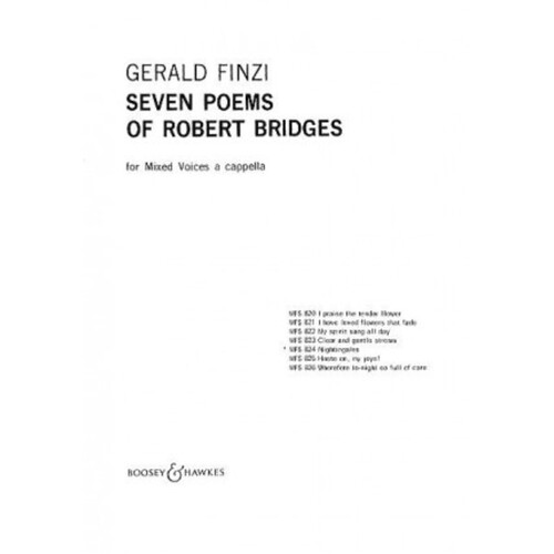 Finzi - Nightingales SSATB A Cappella (Octavo) Book