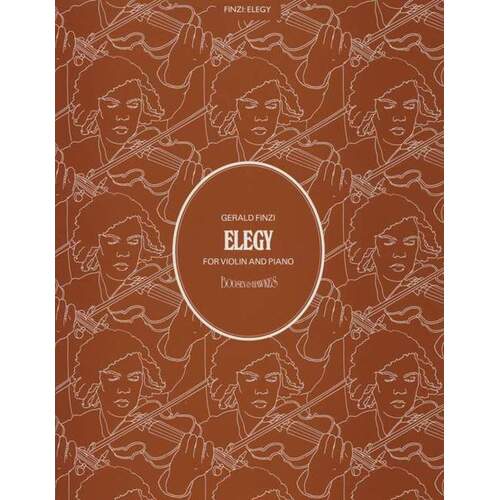 Finzi - Elegy For Violin/Piano (Softcover Book)